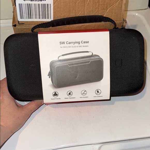 Nintendo Switch Other - Nintendo Switch Black Carrying Case for Handheld Consoles